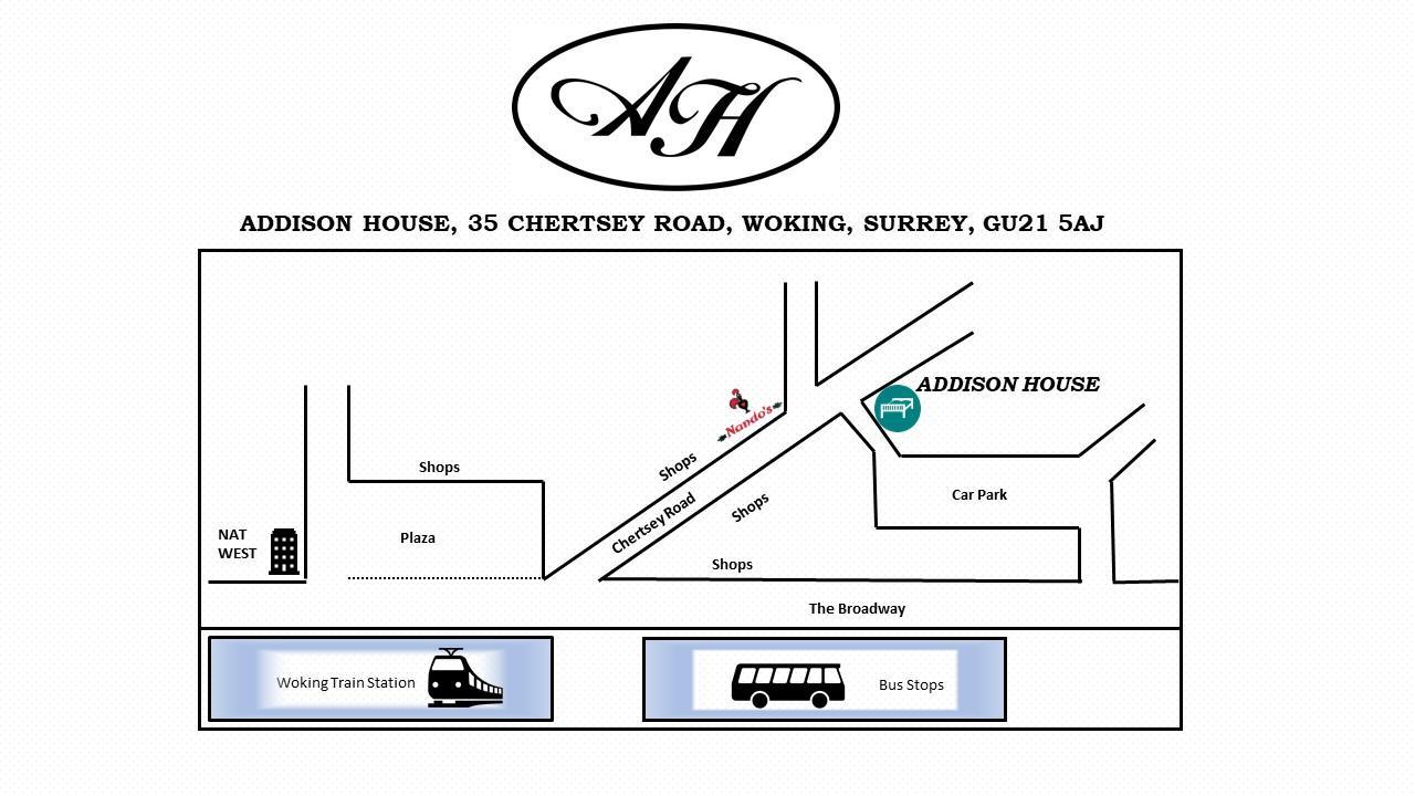 Hotel Addison House Woking Exterior foto